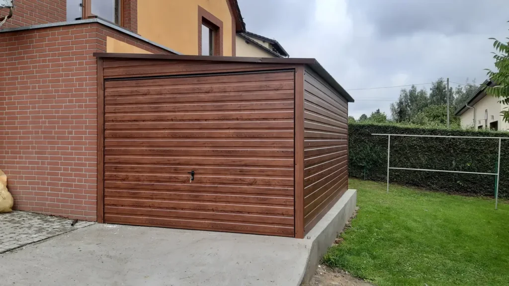 Garaż blaszany 3×5 — jednostanowiskowy